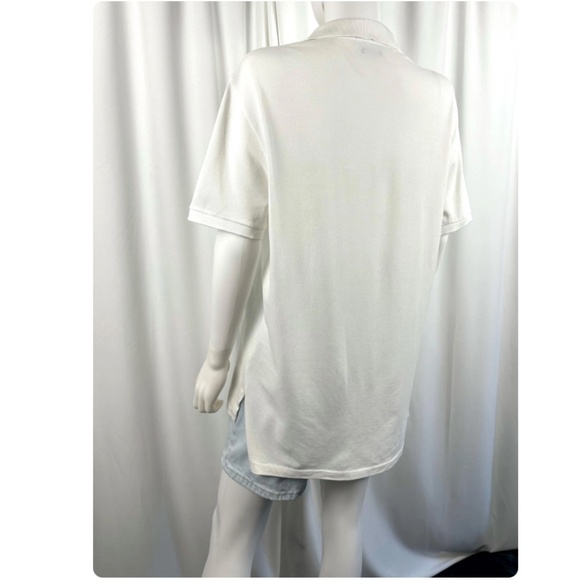 Vintage Men’s ‘Polo by Ralph Lauren’ White Pima Cotton Stretch Mesh - M - Picture 5 of 7